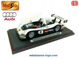 L'Audi R8R Le Mans 1999 en miniature par Maisto au 1/18e