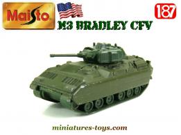 Le M3 Bradley CFV en miniature militaire par Maisto au 1/87e