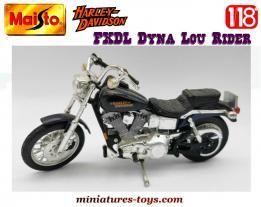 La moto Harley Davidson FXDL Dyna Lou Rider en miniature de Maisto au 1/18e