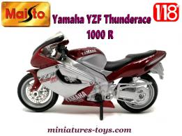 La moto Yamaha YZF Thunderace 1000 R en miniature de Maisto au 1/18e