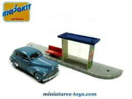 Le mini diorama abris de bus avec ses accessoires par Majokit au 1/43e