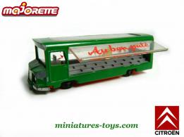 Le camion etalmobil vert au bon pâté en miniature de Majorette au 1/100e