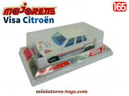 La Visa Citroën Rallye blanche en miniature par Majorette au 1/65e