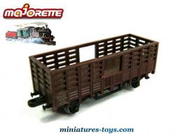 Le wagon a coke miniature de Majorette Rail Route au 1/143e