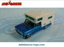 Le Dodge camping car bleu miniature de Majorette France au 1/80e