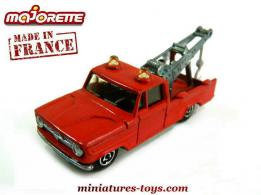 Le Dodge dépanneuse rouge miniature de Majorette France au 1/80e