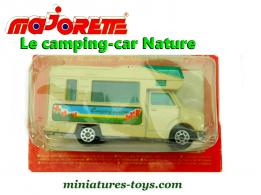 Le fourgon camping car Nature en miniature par Majorette au 1/67e