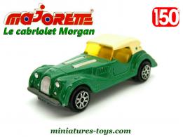 Le cabriolet Morgan verte en miniature Majorette au 1/50e