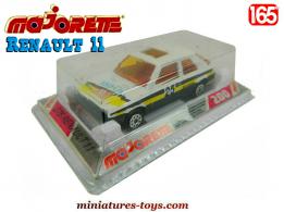 La Renault 11 180ch Rallye blanche en miniature par Majorette au 1/65e