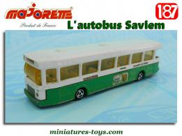 Un autobus parisien Saviem en miniature par Majorette France au 1/87e