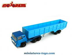 Le Bernard TDA semi maraicher bleu en miniature de Majorette au 1/87e