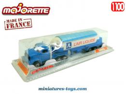Le tracteur GMC avec sa semi remorque citerne Air liquide Majorette au 1/100e