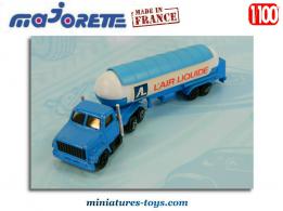 Le tracteur GMC semi remorque citerne Air liquide Majorette au 1/100e