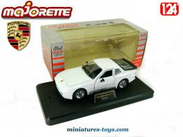 La Porsche 944 Turbo blanche en miniature par Majorette au 1/24e