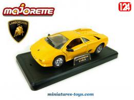 La Lamborghini Diablo jaune en miniature par Majorette au 1/24e