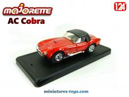 L'AC Cobra 427 SC rouge en miniature par Majorette au 1/24e