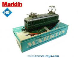 La locomotive électrique BB1101 verte miniature au HO de Marklin