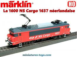 La locomotive électrique série 1600 NS Cargo 1637 miniature Marklin Digital HO