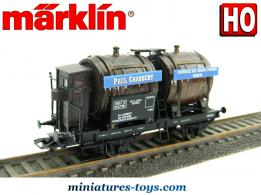 Le wagon bi foudres Paul Chabbert Béziers en miniature Marklin au HO