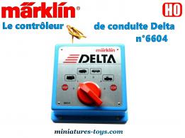 Le contrôleur de conduite Marklin Delta n°6604 pour trains miniatures au HO