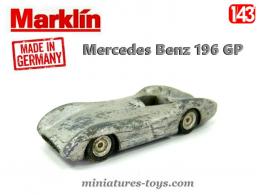 La Mercedes Benz 196 GP Racing en miniature par Marklin au 1/43e