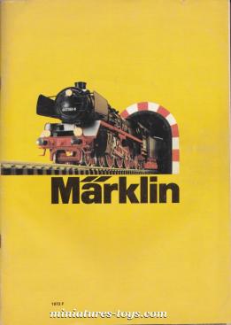 Le catalogue Marklin 1973 des trains et voitures miniatures sur circuits