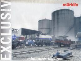 Le catalogue Marklin Exclusiv 3-2001 F de trains miniatures au HO