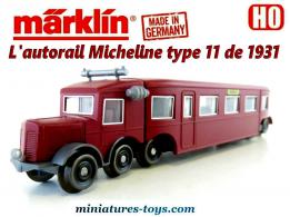 La Micheline du réseau Est français en miniature par Marklin Digital au HO