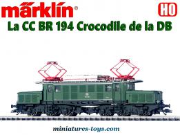 La locomotive électrique CC BR 194 DB en miniature par Marklin Digital au HO