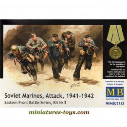 La boite de marins Soviétiques en 1941 1942 par Master-Box au 1/35e