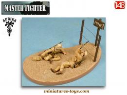 Les deux figurines de l'Afrika Korps à El Alamein par Master Fighter au 1/48e
