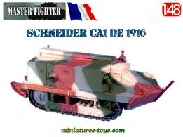 Le char français Schneider CA1 de 1916 en miniature par Master Fighter au 1/48e