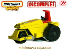 Le rouleau compresseur Rod Roller miniature de Matchbox au 1/65e incomplet