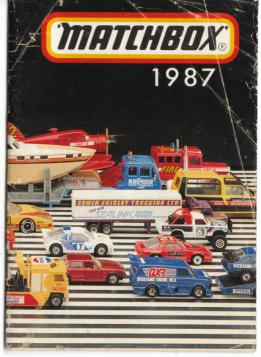 Le Catalogue de miniatures Matchbox England de 1987