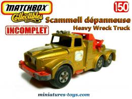 Le camion Scammell wrecker Esso en miniature Matchbox au 1/50e incomplet