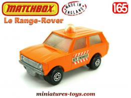 Le Range Rover Site Engineer orange en miniature Matchbox Rolamatic au 1/65e
