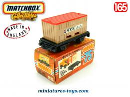 Le Wagon porte container NYK miniature de Matchbox au 1/65e