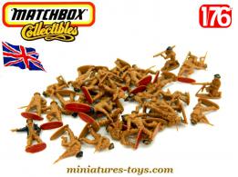 Les soldats anglais de la 2e guerre mondiale en figurines Matchbox au 1/76e