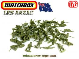 Les soldats du corps des Anzac en figurines par Matchbox au 1/76e