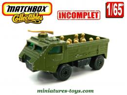 Le transport de troupe amphibie Alvis Auroch miniature Matchbox au 1/65e