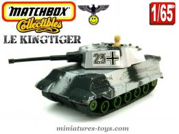 Le char allemand Kingtiger miniature de Matchbox Battle Kings au 1/65e