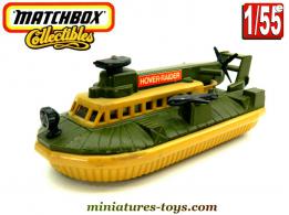 L'aéroglisseur militaire Hover Raider miniature Matchbox Battle-Kings au 1/55e