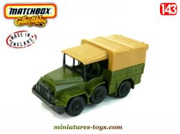 Le camion militaire Daf en miniature par Matchbox Battle Kings au 1/43e