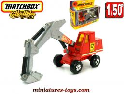 La pelleteuse excavatrice MH6 en miniature Matchbox Kings size au 1/50e