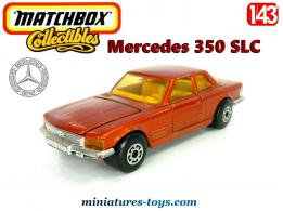 La Mercedes 350 SLC en miniature par Matchbox England au 1/43e