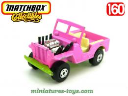 La Jeep Hot Road rose miniature de Matchbox Lesney Superfast au 1/60e