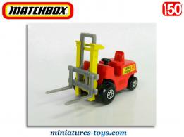 Le chariot élévateur Fork-Lift miniature de Matchbox au 1/50e