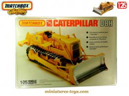 La maquette du Bulldozer Caterpillar D8H par Matchbox au 1/25e