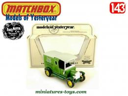 Le fourgon Ford T 1912 miniature de Matchbox Models of Yesteryear au 1/43e