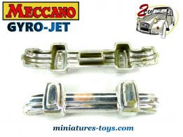 Le pare chocs de la Citroën 2cv miniature explosive Meccano Gyro-Jet